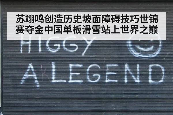 苏翊鸣创造历史坡面障碍技巧世锦赛夺金中国单板滑雪站上世界之巅