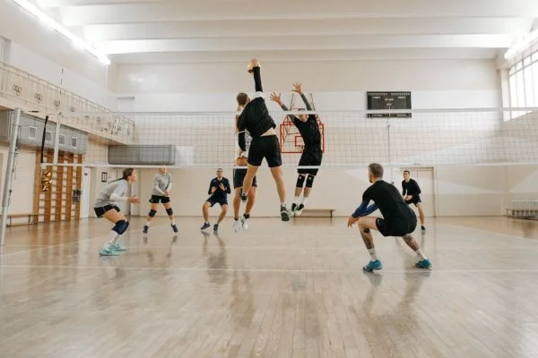 volleyball block defense